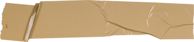 Brown adhesive tape, different torn pieces set